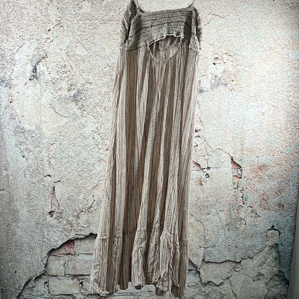 PROMESA USA
ABSTRACT STRIPE DRESS Medium brown & cream A633 - Picture 4 of 8